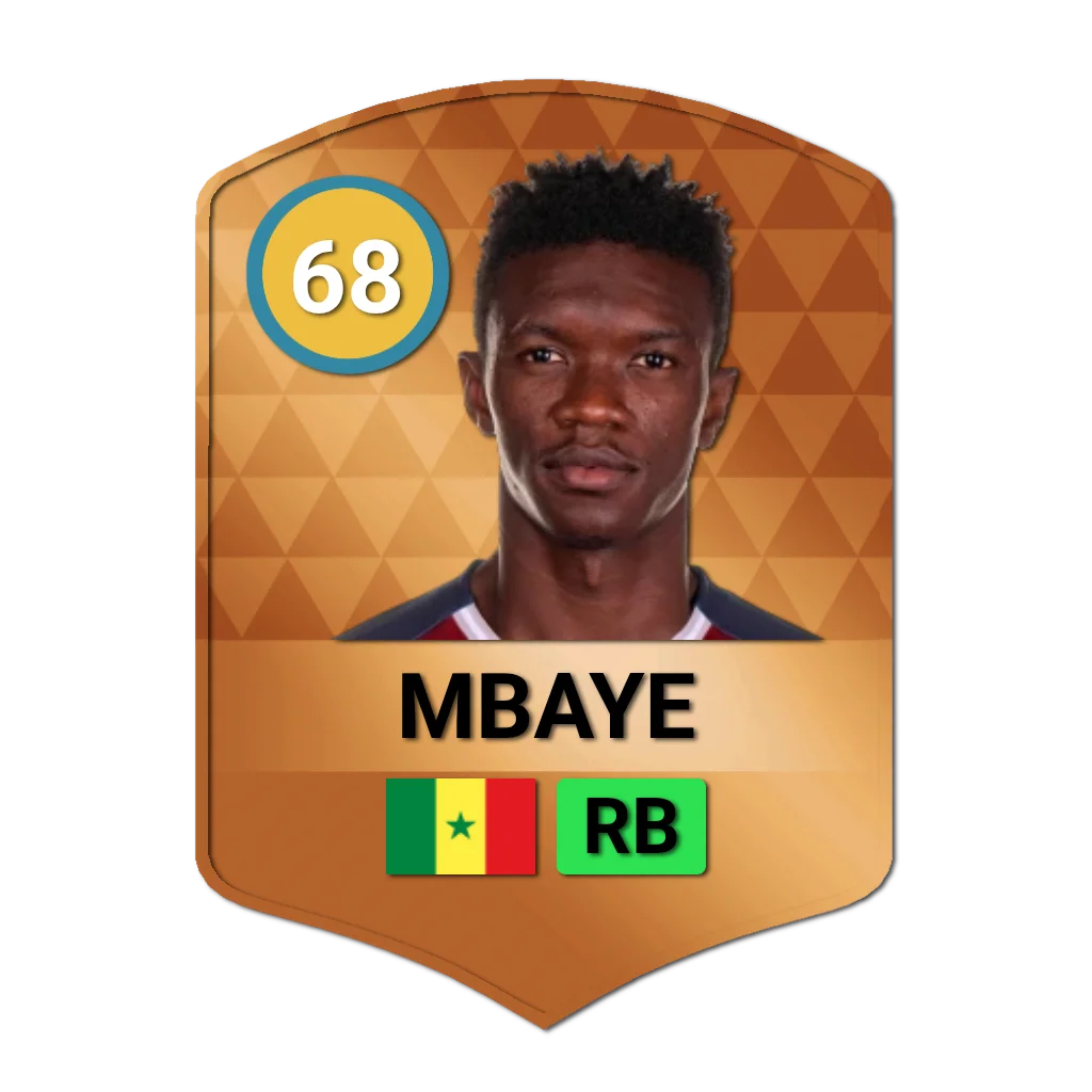 Ibrahima Mbaye DLS 26 Card