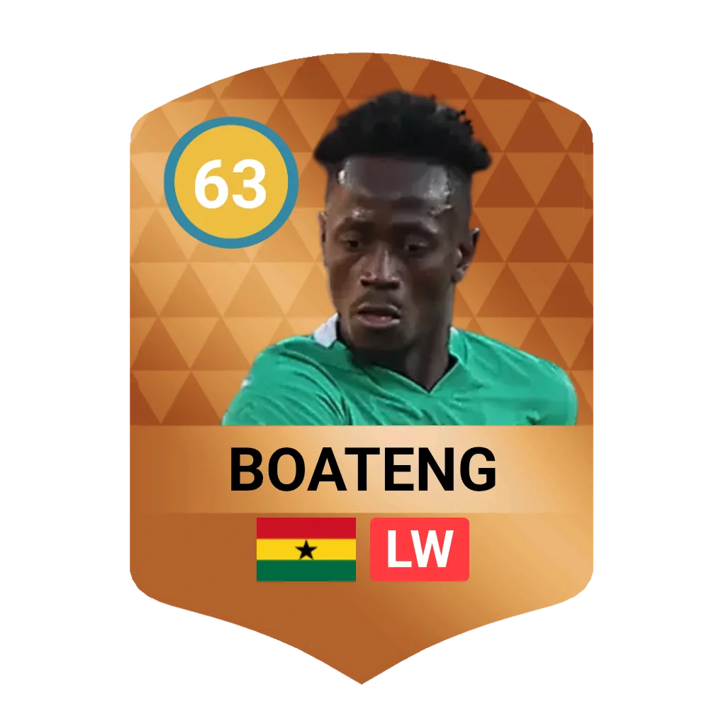 Emmanuel Boateng DLS 26 Card