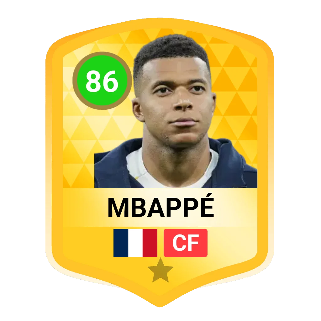 Kylian Mbappé DLS 26 Card