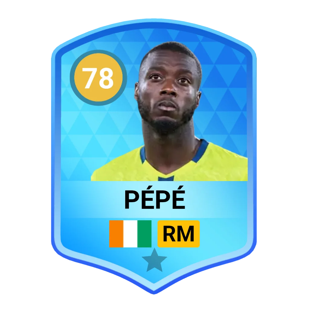 Nicolas Pépé DLS 26 Card