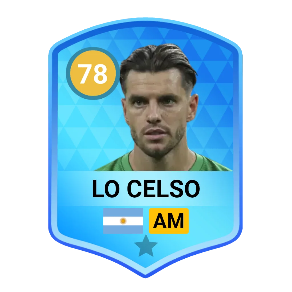 Giovani Lo Celso DLS 26 Card