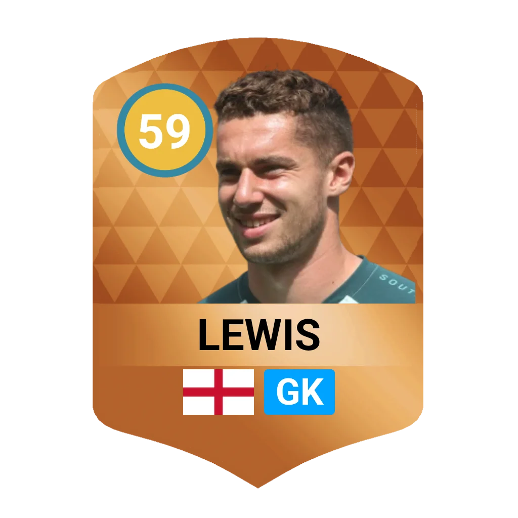 Harry Lewis DLS 26 Card