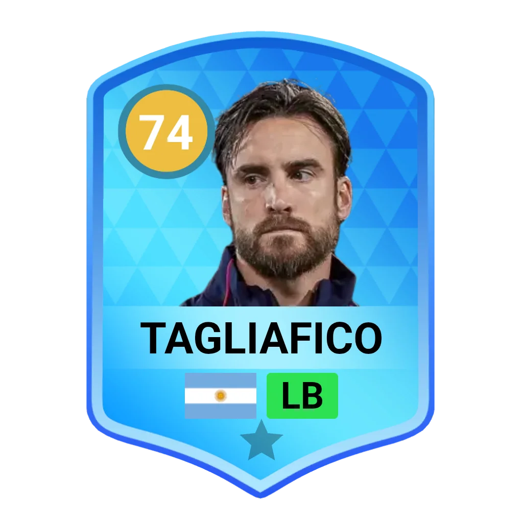 Nicolás Tagliafico DLS 26 Card
