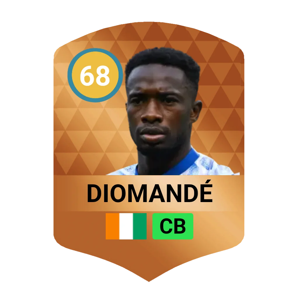 Sinaly Diomandé DLS 26 Card