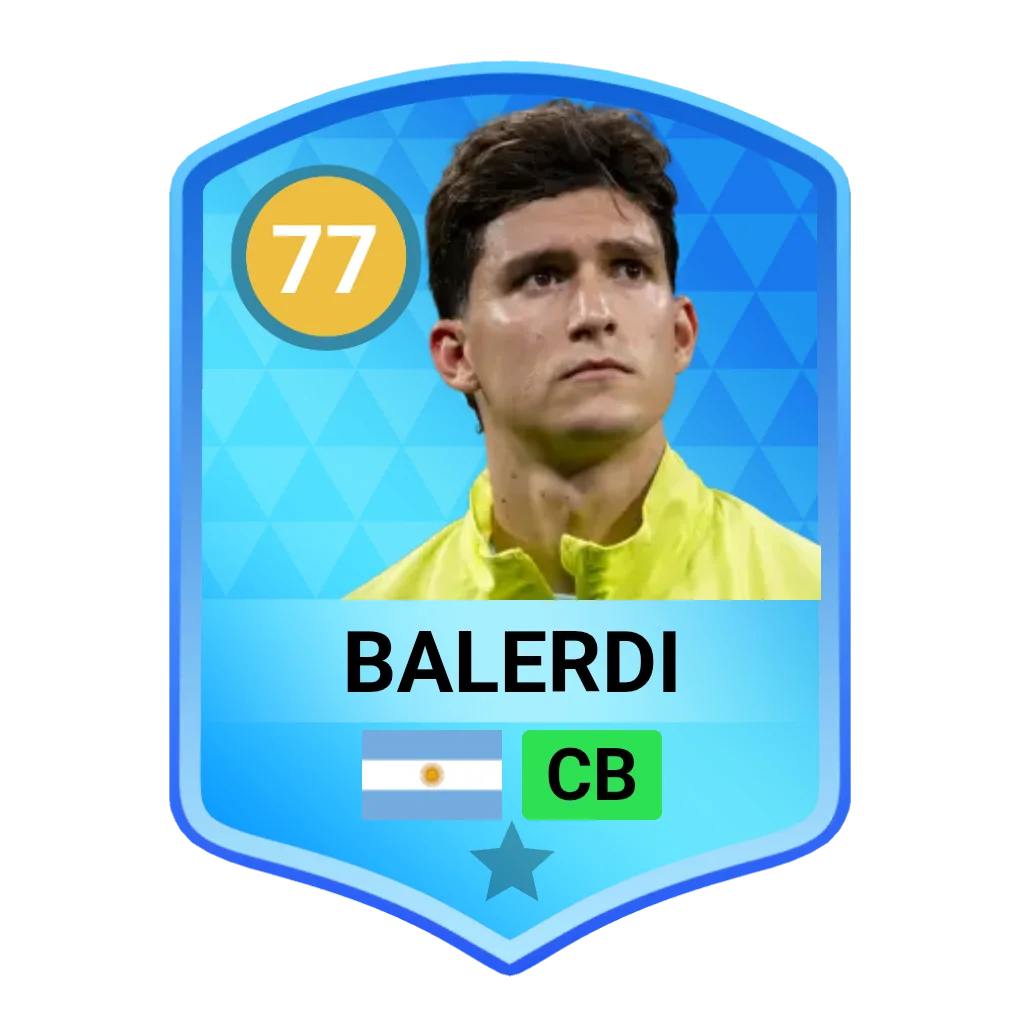 Leonardo Balerdi DLS 26 Card