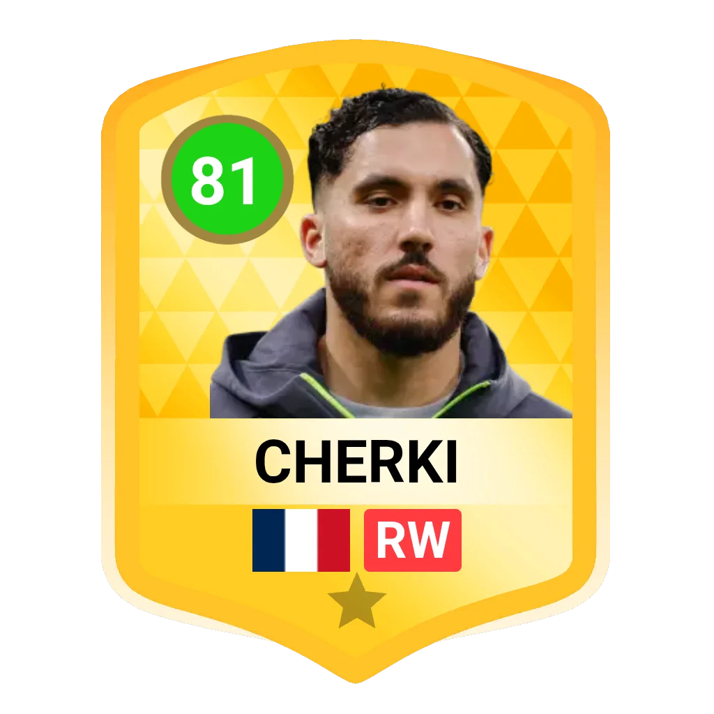 Rayan Cherki DLS 26 Card