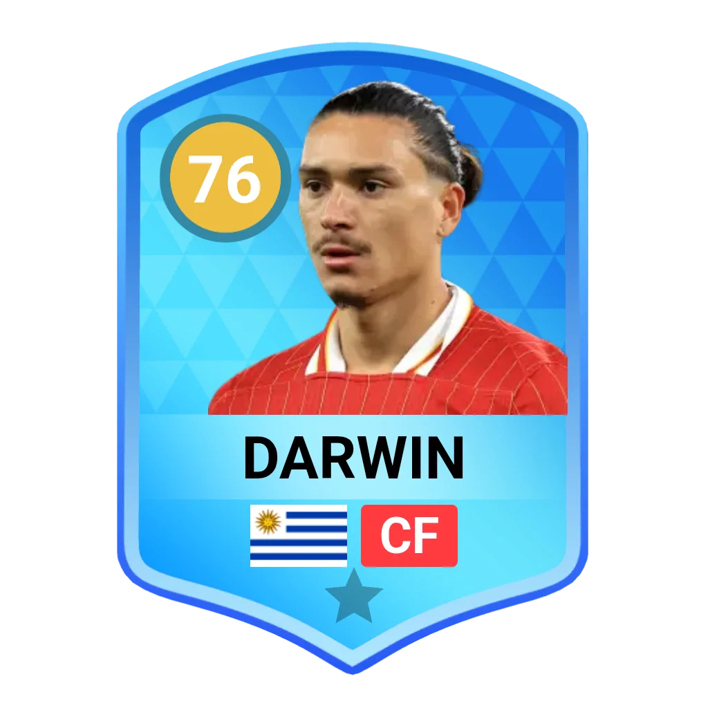 Darwin Núñez DLS 26 Card