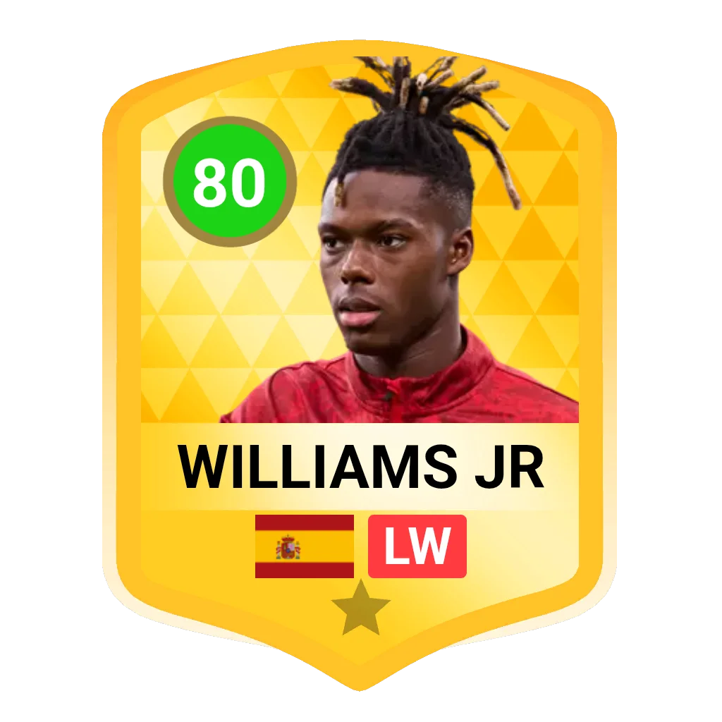Nico Williams DLS 26 Card