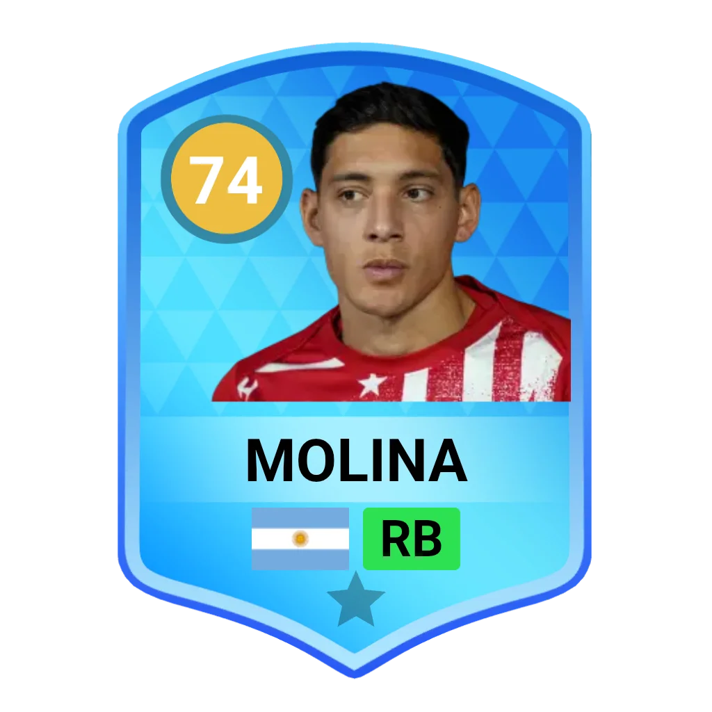 Nahuel Molina DLS 26 Card