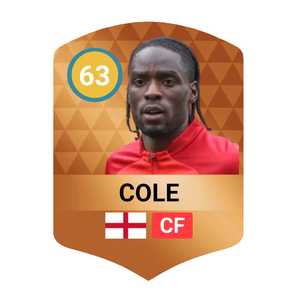 Devante Cole DLS 26 Card