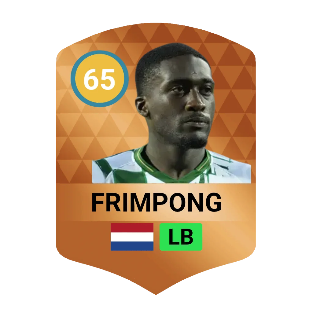 Godfried Frimpong DLS 26 Card