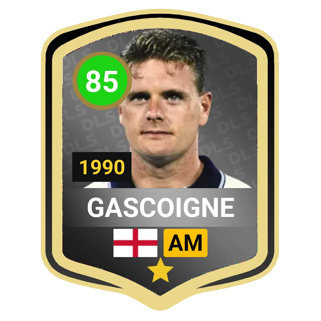Paul Gascoigne DLS 26 Card