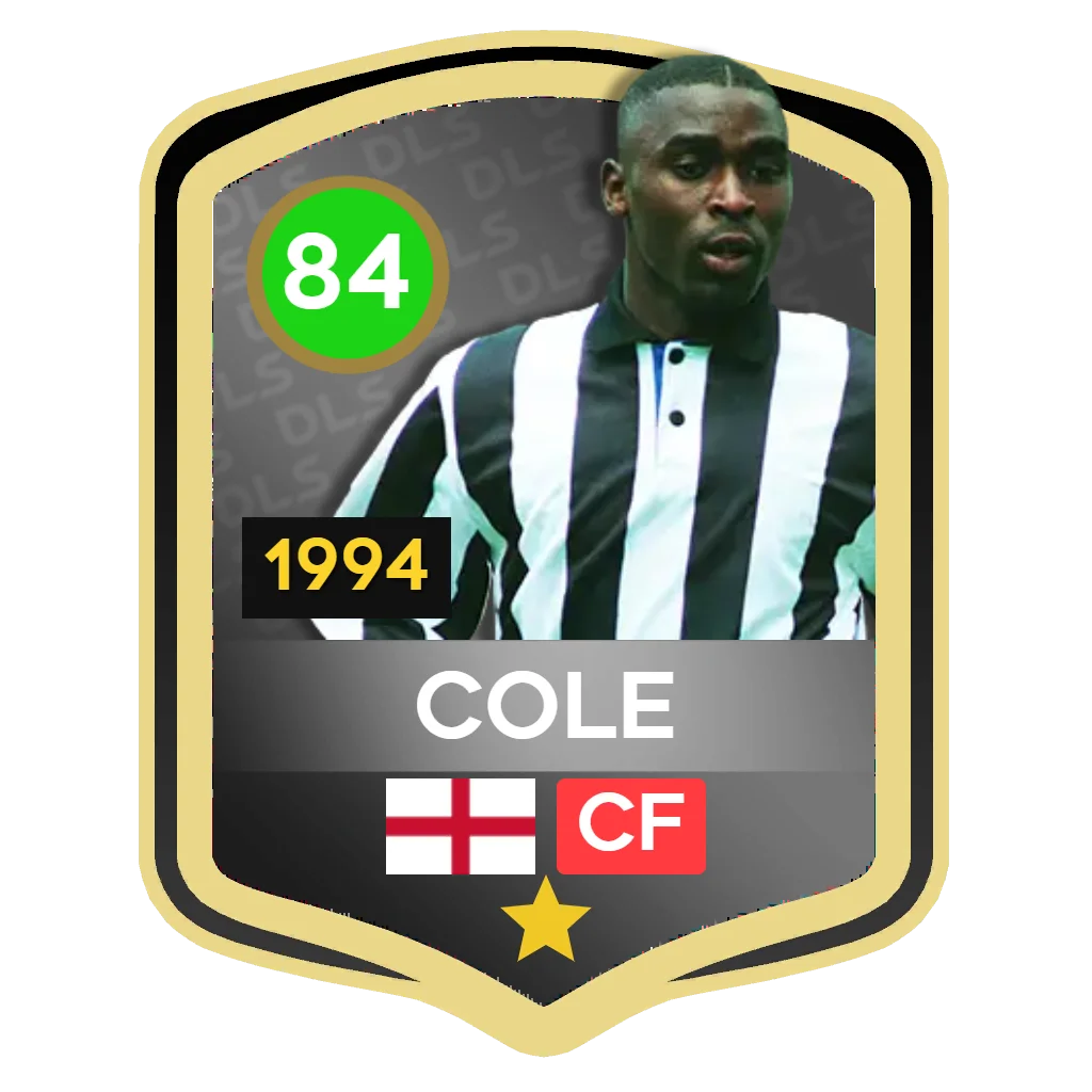 Andy Cole DLS 26 Card