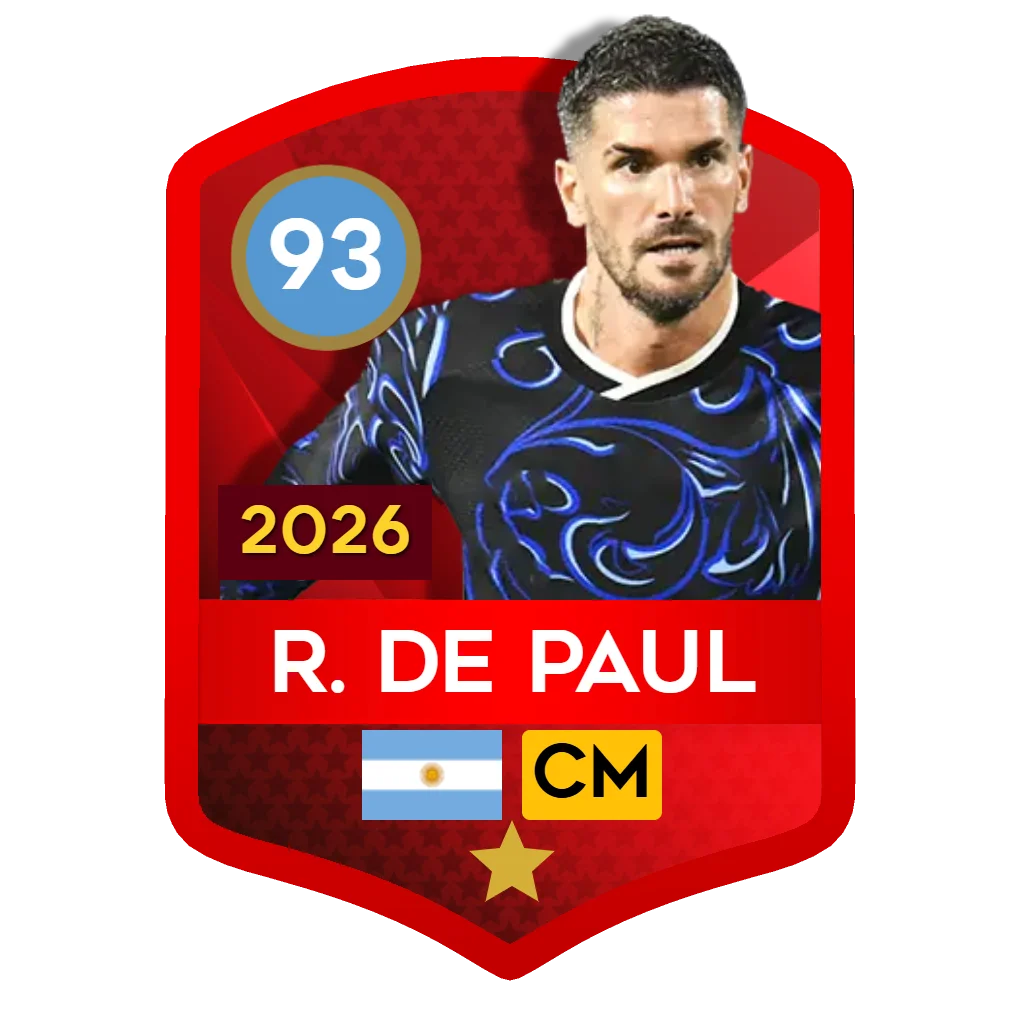 Rodrigo de Paul DLS 26 Card